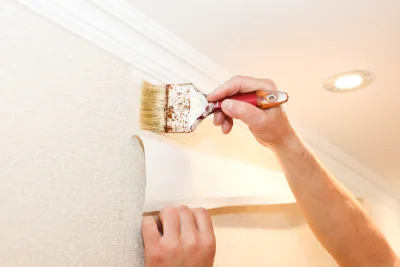 Pose de papier peint à Sergenon — revêtements muraux et toiles de verre